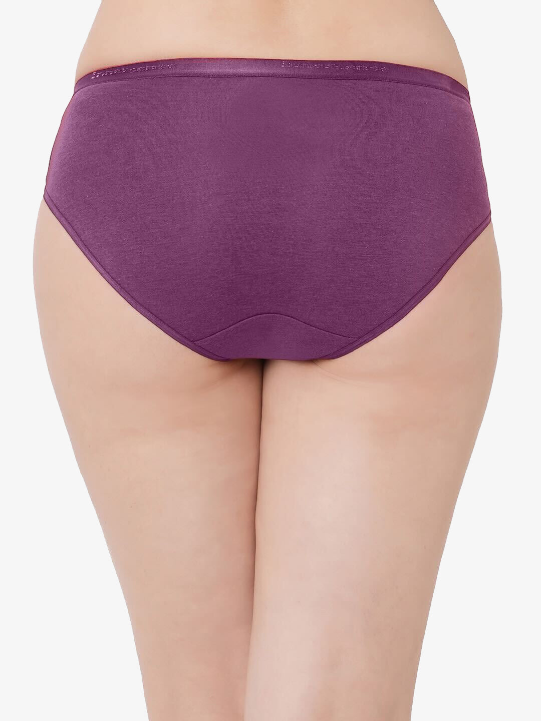 Organic Cotton Antimicrobial  High waist Hipster-ISP002-Deep Purple_Deep Purple