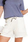 Organic Cotton shorts_ISL032-Waffle White
