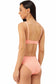 Organic Cotton Antimicrobial Soft Laced Bra & Panty Set-ISBP017-Peachy Pink-