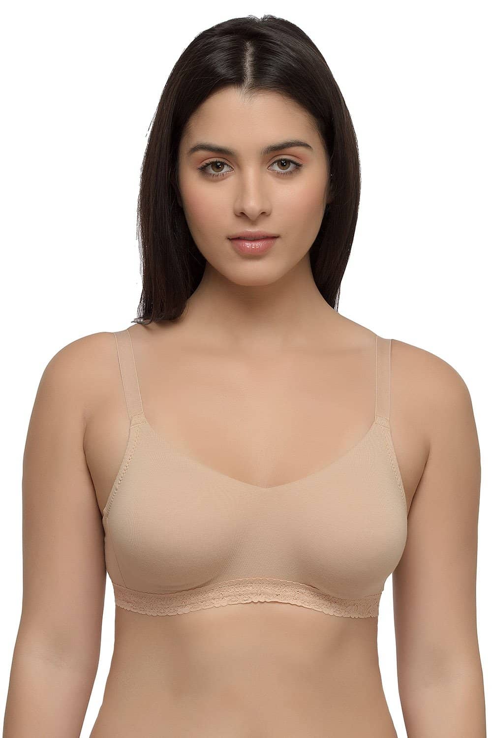 Organic Cotton Antimicrobial Seamless Everyday Bra-ISB084-Anthracite