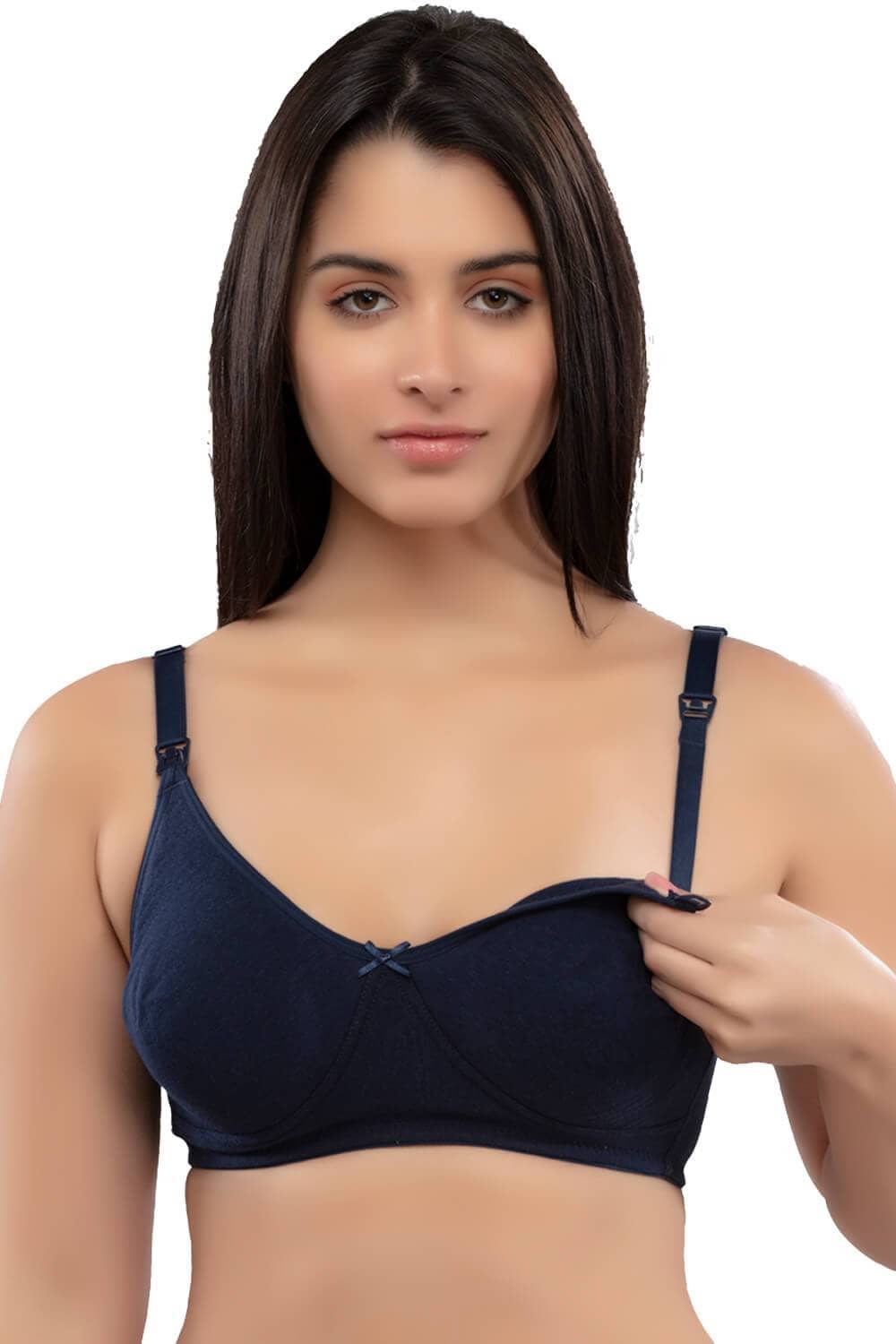 Buy Inner Sense Organic Cotton Bamboo Feeding Bra for Women, Wire-Free,  Full Coverage, Maternity Bra with Removable Pads, Padded Bra for Baby  Breastfeeding