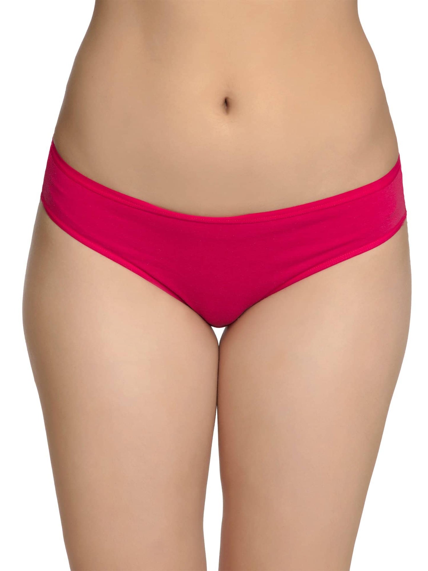 Organic Cotton Antimicrobial Spunky Pink Undies Kit (Pack of 3)-ISPK02-Pink-