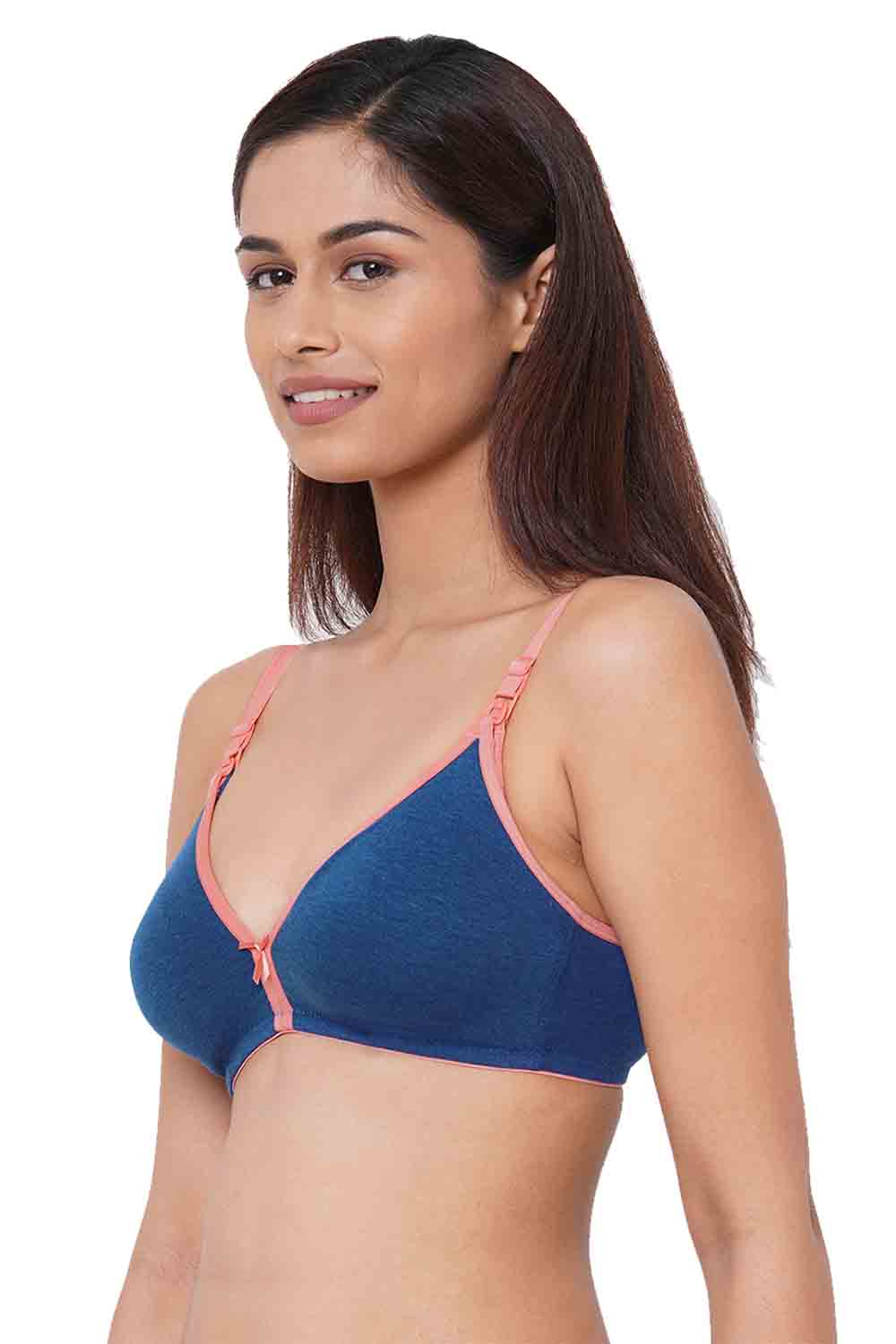 IN CARE Pink & Peach Cotton Nursing Bras - Pack Of 2