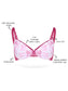 Organic Cotton Antimicrobial Underwired Lightly Padded Lace Bra-ISB018B-