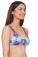 Organic Cotton Antimicrobial Lace Back Lightly Padded Non-wired Bra-ISB041-