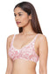 Organic Cotton  Antimicrobial  Seamless Side Support Bra (Pack of 3)-ISB057-Skin_Skin_Pink Lace Print-