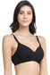 Organic Cotton  Antimicrobial Wire-free Padded Bra (Pack of 3)-ISB068-Black_Black_Coral Pink-