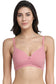 Organic Cotton  Antimicrobial Wire-free Padded Bra (Pack of 2)-ISB068-Mauve_Coral Pink-