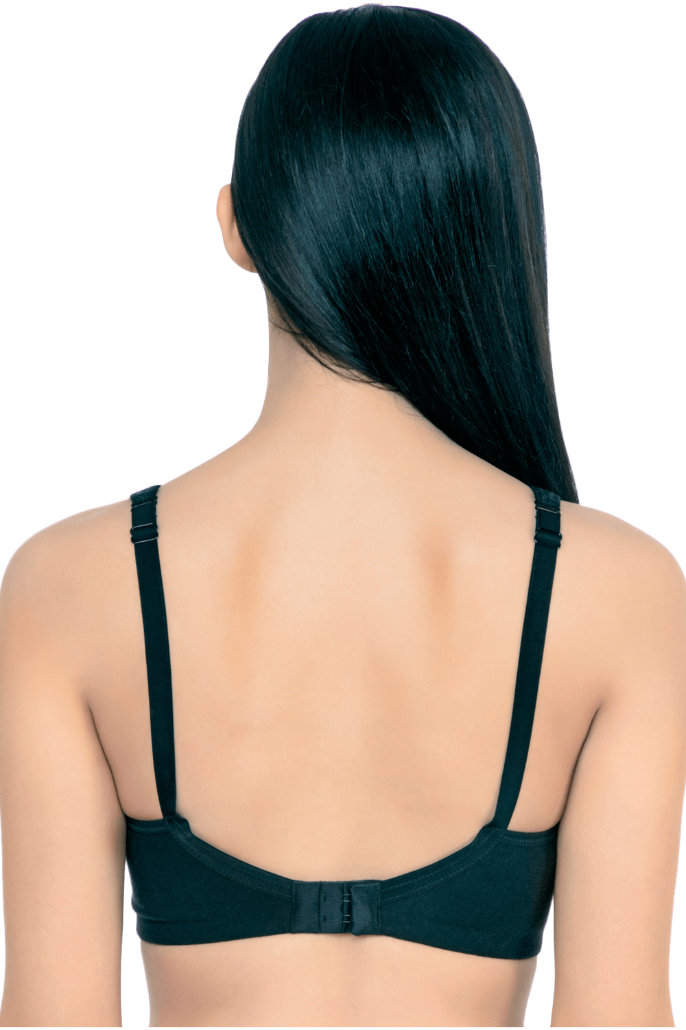 Organic Cotton Antimicrobial Soft Cup Full Coverage Bra (Pack of 3)-ISB097-Black M.White_M.White-