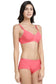 Organic Cotton Antimicrobial Wire-Free Padded Bra & Panty Set-ISBP068-Bright Pink-