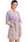 Organic Cotton Antimicrobial Women's  Sleepwear  Loungewear Robe-ISL005-