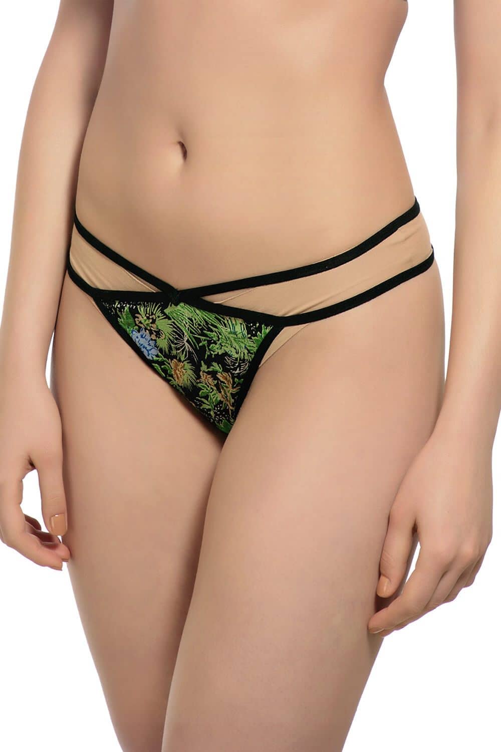 Organic Cotton Antimicrobial Thong-ISP055-