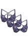 Organic Cotton  Antimicrobial Lightly Padded Underwired Cage Bra(Pack of 3)-ISB053_53_53-