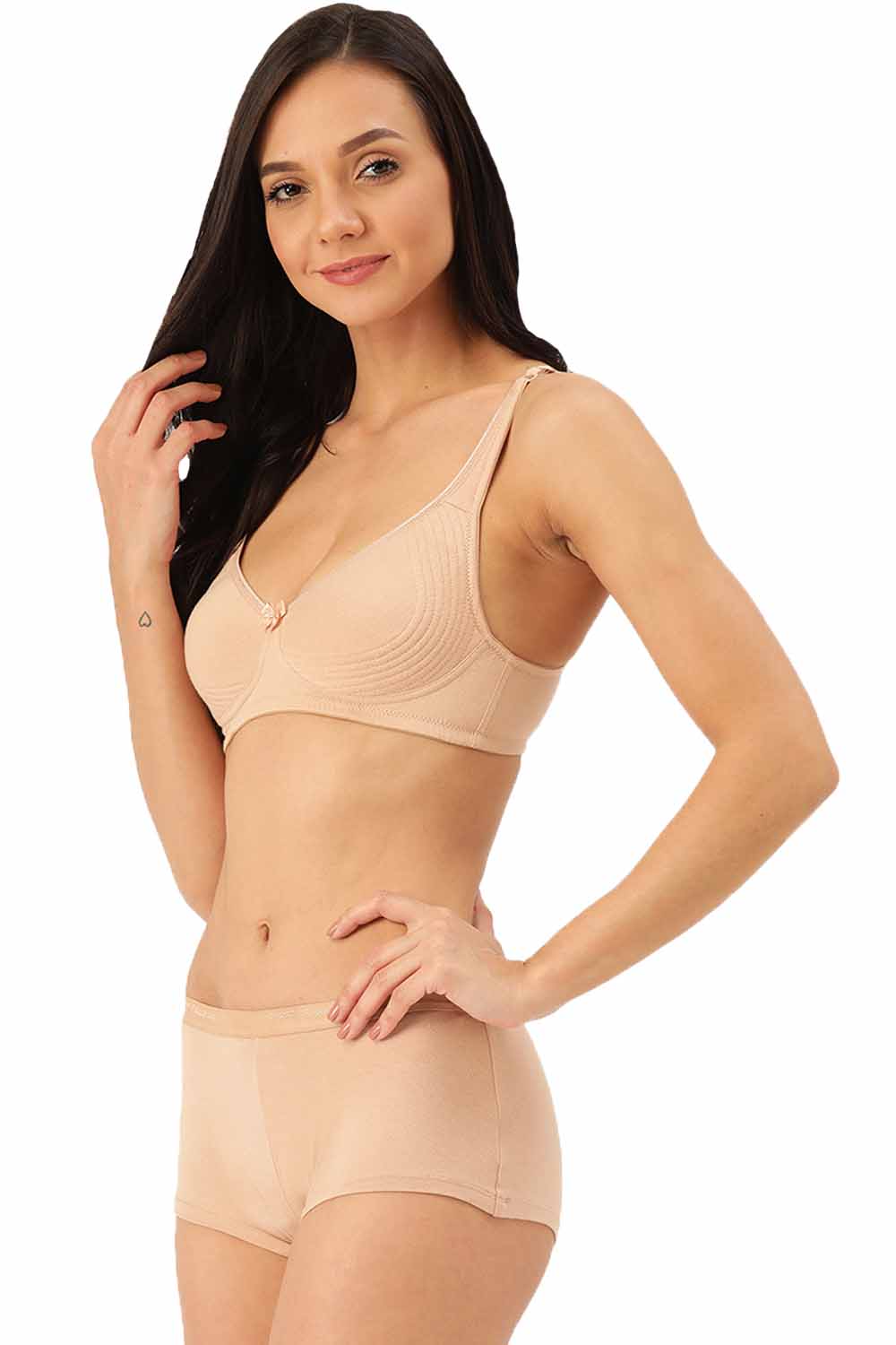 Shapewear for Women Seamless Panty Open Bust Silicone Band Boyshort High  Waisted Beige at  Women's Clothing store